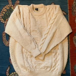 Dale of Norway Men’s Fisherman’s Sweater XL off white